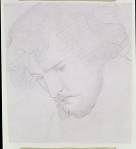 Nasienie Dawida — studium dla Dawida, 1859-1862 autorstwa Dante Gabriel Charles Rossetti