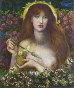 Venus Verticordia (Wenus zmieniacz serc) - Praca Dante Gabriel Rossetti (1828-1882) autorstwa Dante Gabriel Charles Rossetti