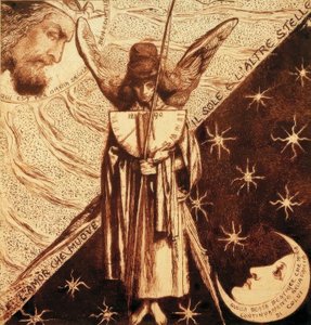Dantis Miłość autorstwa Dante Gabriel Charles Rossetti