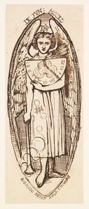 Dantis Amor - Studium miłości z zegarem słonecznym i pochodnią autorstwa Dante Gabriel Rossetti