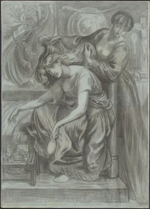 Pieśń śmierci Desdemony autorstwa Dante Gabriel Rossetti