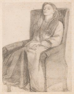 Elizabeth Siddal autorstwa Dante Gabriel Rossetti
