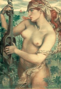 Ligeia syrena autorstwa Dante Gabriel Charles Rossetti