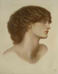 Ciemna perła, 1871 autorstwa Dante Gabriel Rossetti