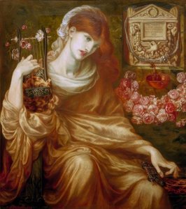 Rzymska Wdowa (Bogowie Manus) autorstwa Dante Gabriel Charles Rossetti