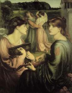 Łąka altana autorstwa Dante Gabriel Charles Rossetti