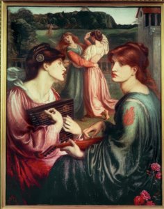 Łąka altana autorstwa Dante Gabriel Charles Rossetti