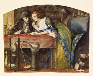Laboratorium autorstwa Dante Gabriel Rossetti