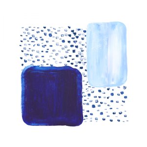 Kompozycja „Blue Strokes” autorstwa Danushka Abeygoda