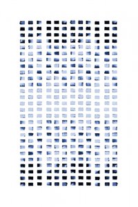Gradient w kształcie kwadratu w kolorze indygo autorstwa Danushka Abeygoda