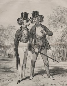 Niesamowite mody. Jesienne Lwy, 1839. autorstwa Darny