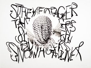 Lansdcape, 2003 (tusz na papierze) autorstwa Darren Coffield
