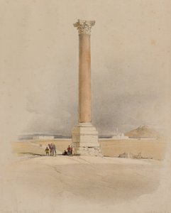 Filar Pompejusza, Aleksandria autorstwa David (after) Roberts