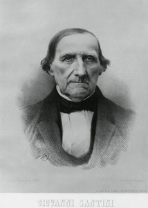 Portret Giovanniego Santiniego (1787-1877), włoskiego astronoma, matematyka i naukowca