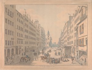 High Street w Edynburgu od wschodu