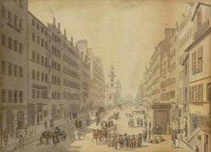 Widok na High Street w Edynburgu od wschodu, 1793