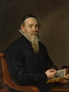 Portret mężczyzny, prawdopodobnie botanika, 1641.