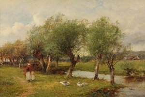 Karmienie gęsi autorstwa David Bates