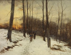 Lasy Malvern (olej) autorstwa David Bates