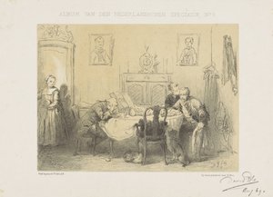 Puste krzesło Album van den Nederlanschen Spectator (tytuł serii na obiekcie)