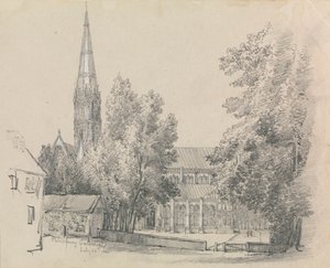 Widok katedry w Salisbury