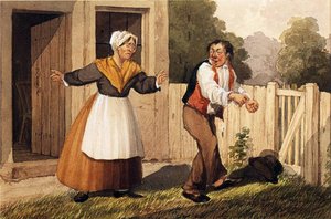 Pijany mąż, ok. 1818 r.