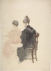Lekcja gry na fortepianie autorstwa David Cox