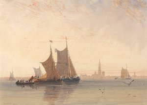 Antwerpia, poranek autorstwa David Cox