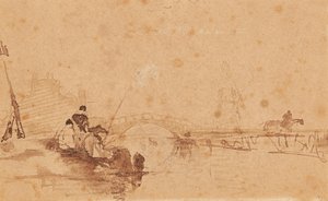 Bringing in the Catch (tusz i pranie) autorstwa David Cox