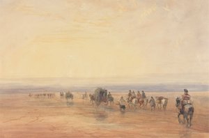 Przekraczanie Lancaster Sands autorstwa David Cox