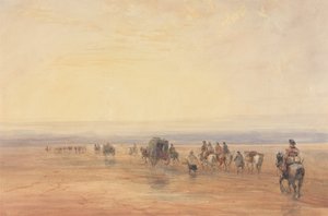 Przejście przez Lancaster Sands autorstwa David Cox