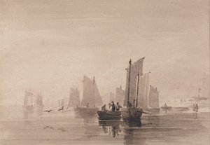 Wędkarstwo u wybrzeży Hastings autorstwa David Cox