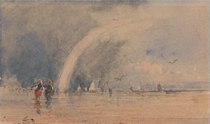 Morecambe Sands autorstwa David Cox