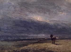 Nocny pociąg autorstwa David Cox