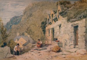 Domek Black Jacks, Bettws-y-Coed, 1846 autorstwa David Cox the elder