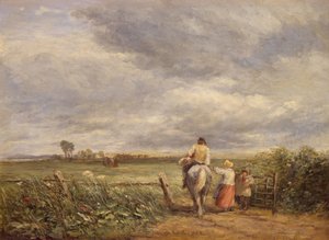 Jadąc do Hayfield, 1853. autorstwa David Cox the elder