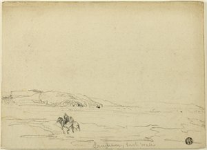 Langham, Południowa Walia autorstwa David Cox the elder