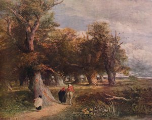 Spódnice lasu, 1855, 1938 autorstwa David Cox the elder