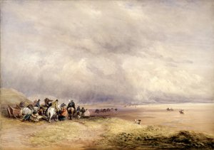 Ulverston Sands, 1835. autorstwa David Cox the elder