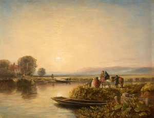 Oczekiwanie na prom - poranek 1851. autorstwa David Cox the elder