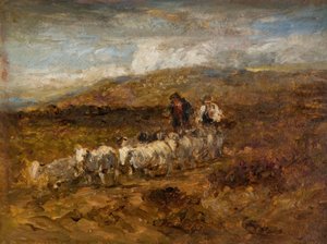 Pasterze walijscy, 1841. autorstwa David Cox the elder