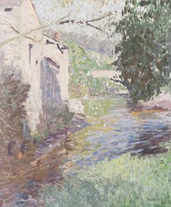 Stary Browar, Sennybridge (olej na płótnie)