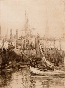 Łuk Królewski, XX w. (akwaforta)
