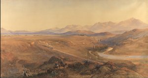 Pociąg parowy na kolei osmańskiej, 1859 (toaleta i ołówek powiększony kolorem nadwozia)