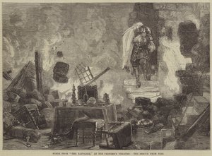 Scena z Raparee, w Teatrze Księżniczki, na ratunek przed ogniem autorstwa David Henry Friston