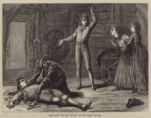 Scena z „Dwóch sierot” w Teatrze Olimpijskim autorstwa David Henry Friston