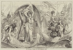 Pantomimy przygotowujące się do sceny transformacji autorstwa David Henry Friston