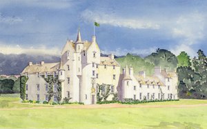 Zamek Ballindalloch, 1995 (wc) autorstwa David Herbert