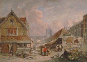 The Old Fishmarket, Norwichpolish autorstwa David Hodgson