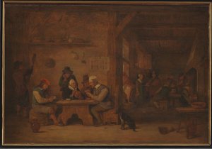 Wnętrze karczmy autorstwa David I Teniers